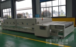 熱烈祝賀北京南火汽車配件有限公司與耐美特集團上海分公司成功簽約1臺汽車內飾板紅外線加熱線隧道爐12萬元！